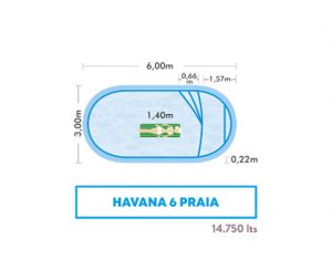 Piscinas de Fibra Fibersul Linha Havana