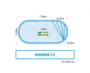 Piscinas de Fibra Fibersul Linha Havana